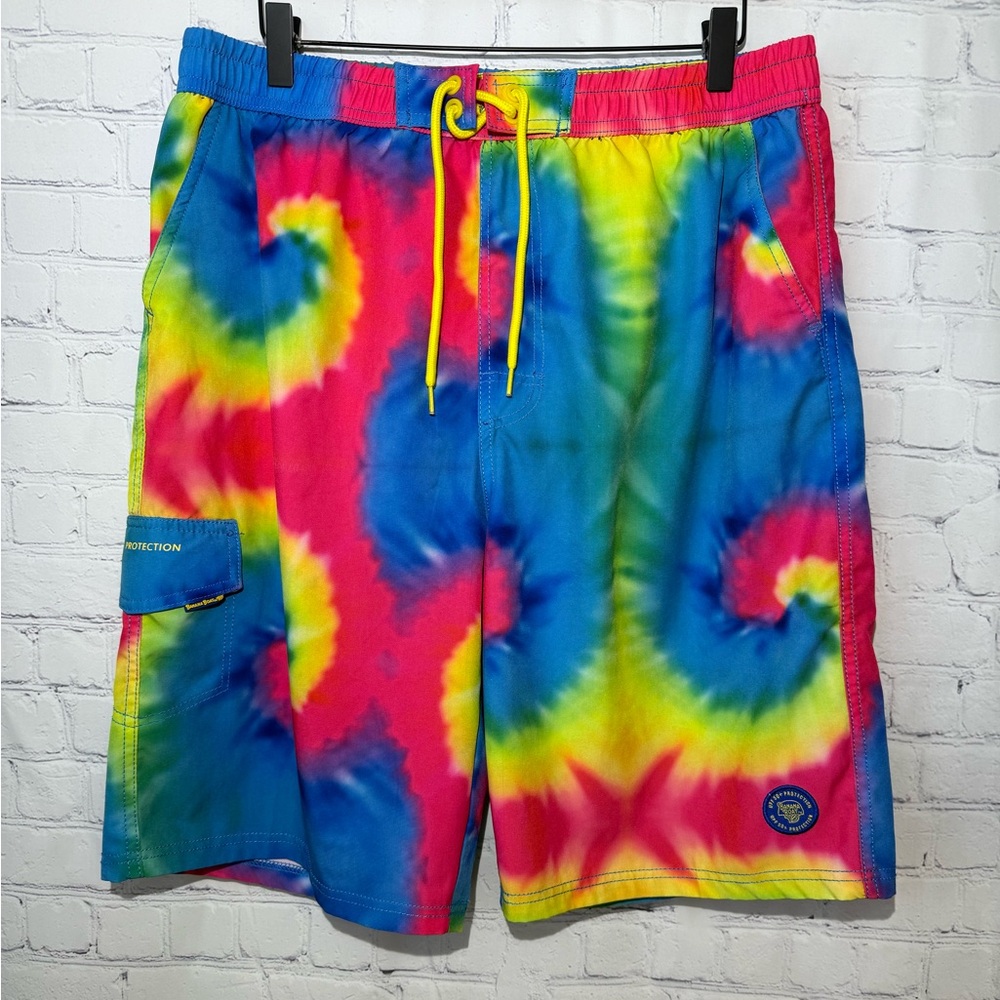 Banana Boat size XL tie dye swim trunks